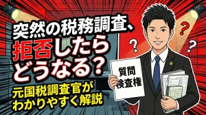 突然の税務調査、拒否したらどうなる？元国税調査官が「質問検査権」を